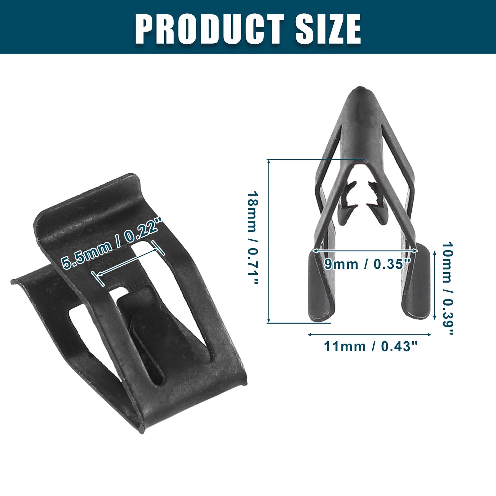 Set of 20 Interior Retainer Clips for Ford Mazda 