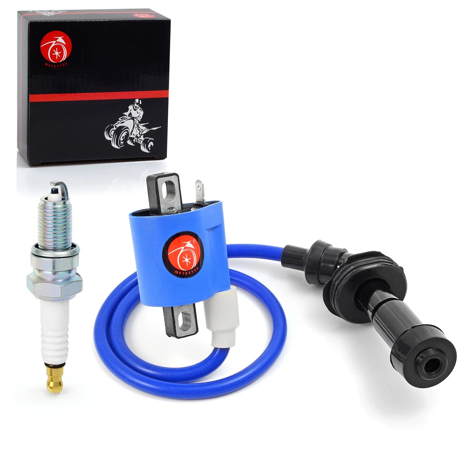 Ignition Coil Spark Plug Cap for Yamaha Raptor 660R (2002-2004)