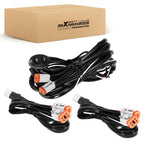 4-Pin DT Plug Wiring Harness for maXpeedingrods Crosshair LED Driving Lights