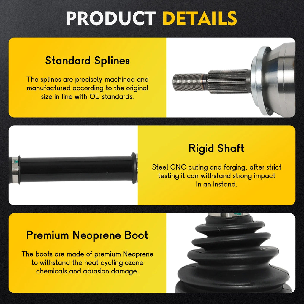 Front Driver Side CV Axle Shaft Assembly for Toyota Avalon (2018–2022)
