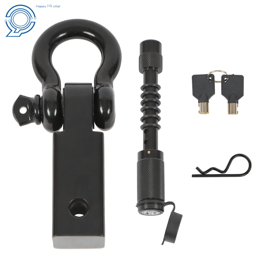 Anti-Theft Shackle Hitch Receiver for 2 Inch Hitches (45000 Lbs)