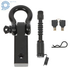 Anti-Theft Shackle Hitch Receiver for 2 Inch Hitches (45000 Lbs)