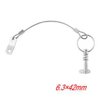 Marine Tongue Pin 316 Stainless Steel 6.3mm for Boat Quick Release