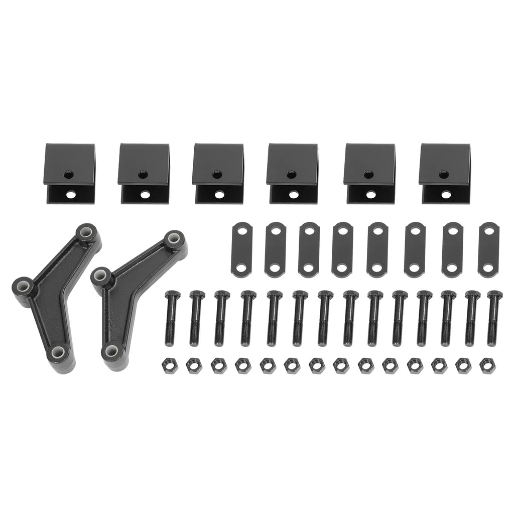 Trailer Axle Shackle Kit for Trailer (Powder Coated)