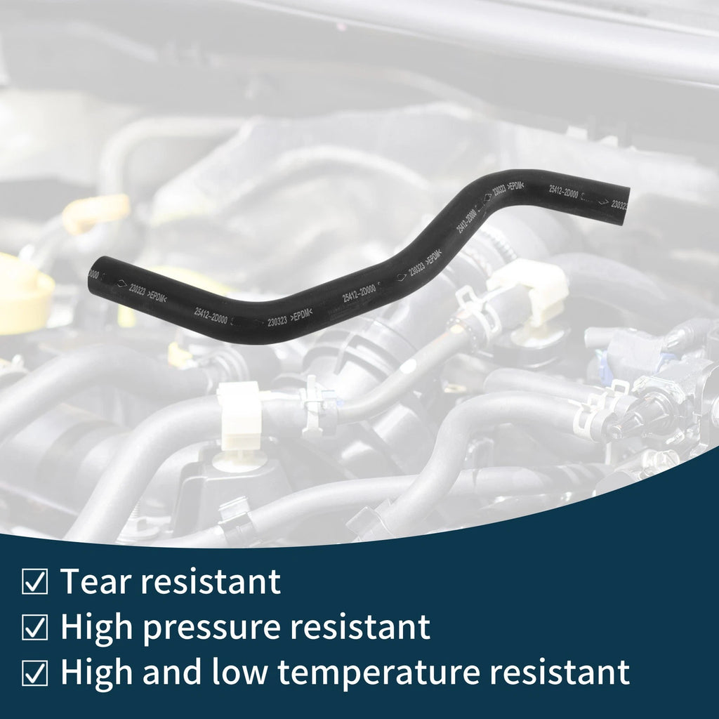 Radiator Hose No. 254122D000 for Hyundai Avante (2000–2005) Rubber