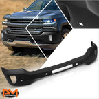 Front Bumper Face Bar for Chevy Silverado 1500 (2016–2019) w/ Fog Light & Sensor Holes