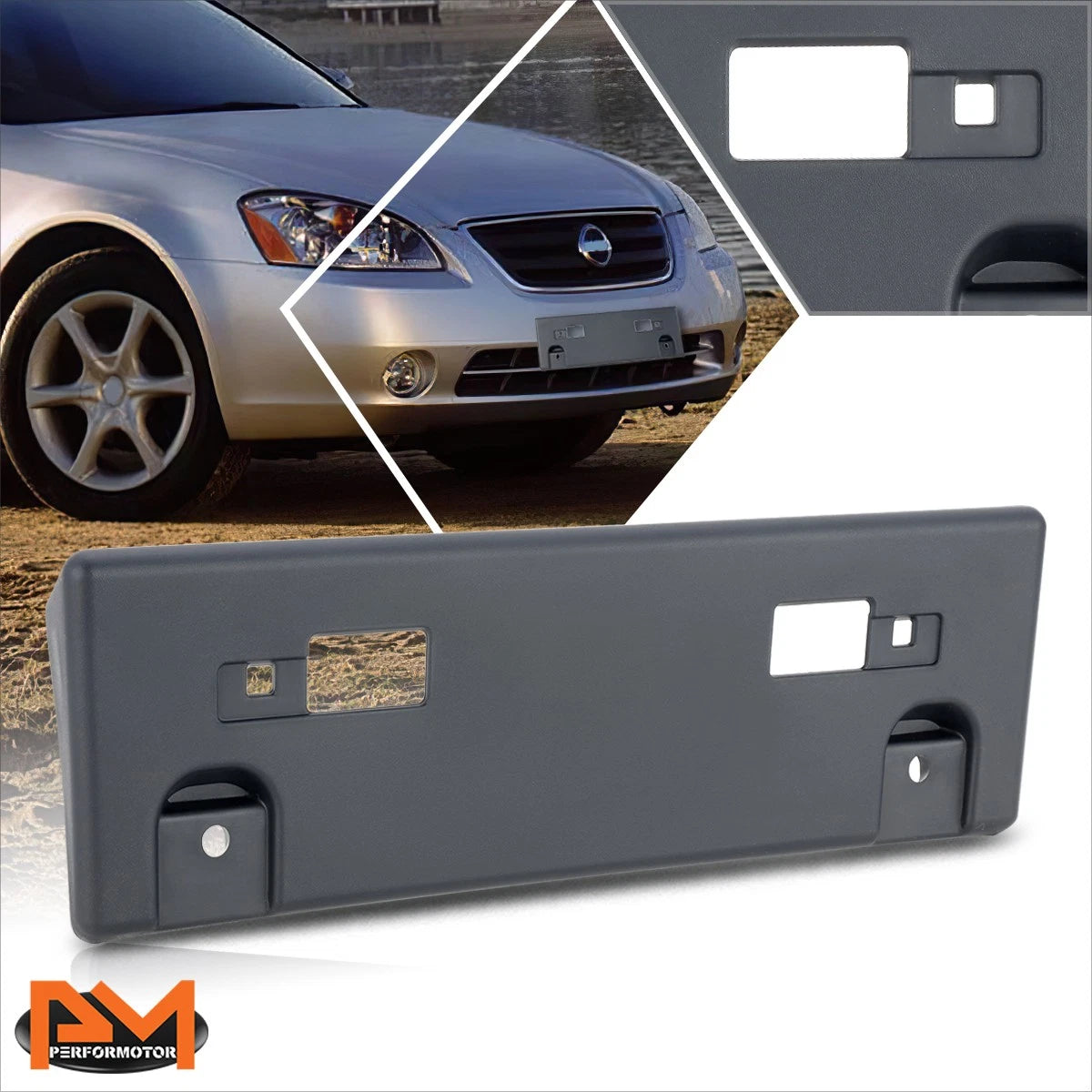 Tow Hook License Plate Mounting Bracket for Nissan Altima (2005–2006)