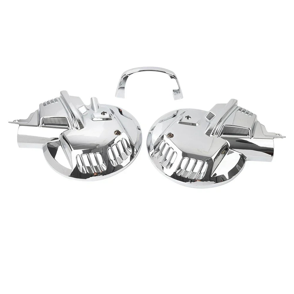Chrome Front Brake Rotor Disc Covers for Honda Goldwing GL1500 88-00