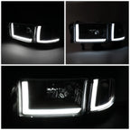 LED DRL Tinted Clear Side Headlight Lamps for Dodge Ram Truck (1994–2002)