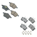 Set of 4 Akebono EURO Ceramic Disc Brake Pads for Audi A4 A4 Quattro Passat (2000–2008)