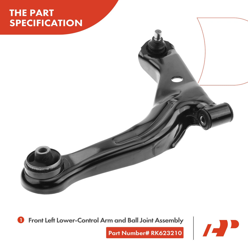 Front Left Lower Control Arm Ball Joint for Ford Escape (2001-2012)