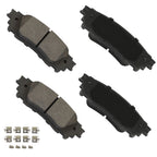 Rear Metallic Brake Pads for Lexus ES300H, Toyota Avalon, Camry, C-HR, Corolla