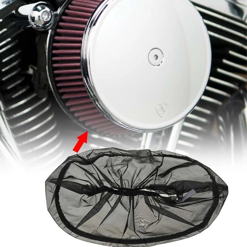 Air Filter Cleaner Rain Sock Cover for Harley Touring Softail Dyna