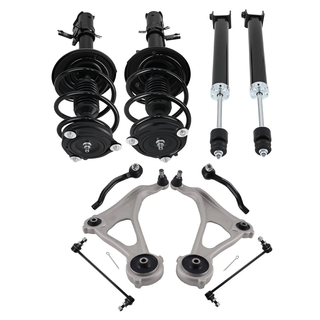 F+R Struts Coil Spring Control Arms Assembly for Nissan Altima (2013–2018)