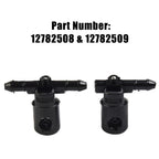 Set of 2 Front Windscreen Wiper Spout Jets for (12782509)