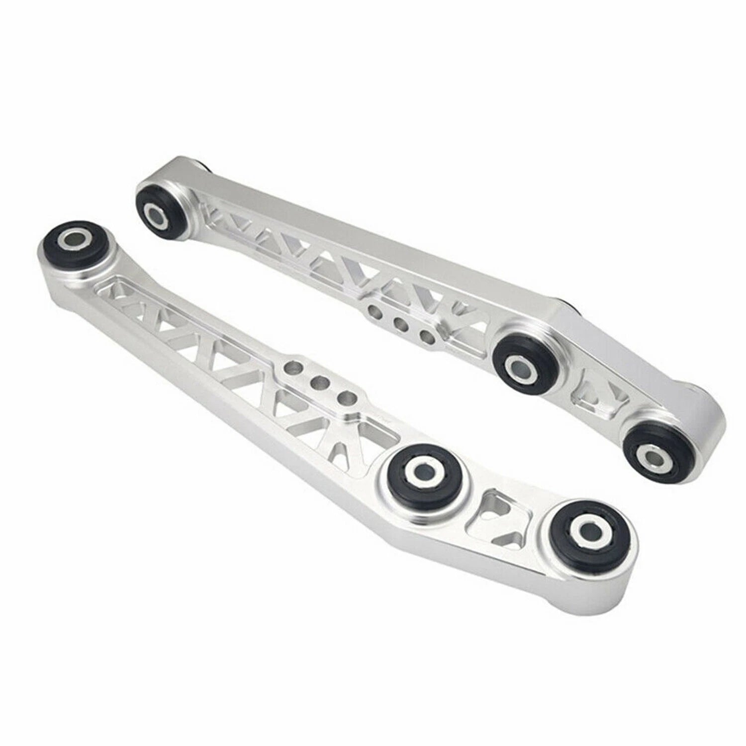 Silver Pair Rear Lower Control Arm for Honda Civic CRX (1988–1995) & Acura Integra (1994–2001)