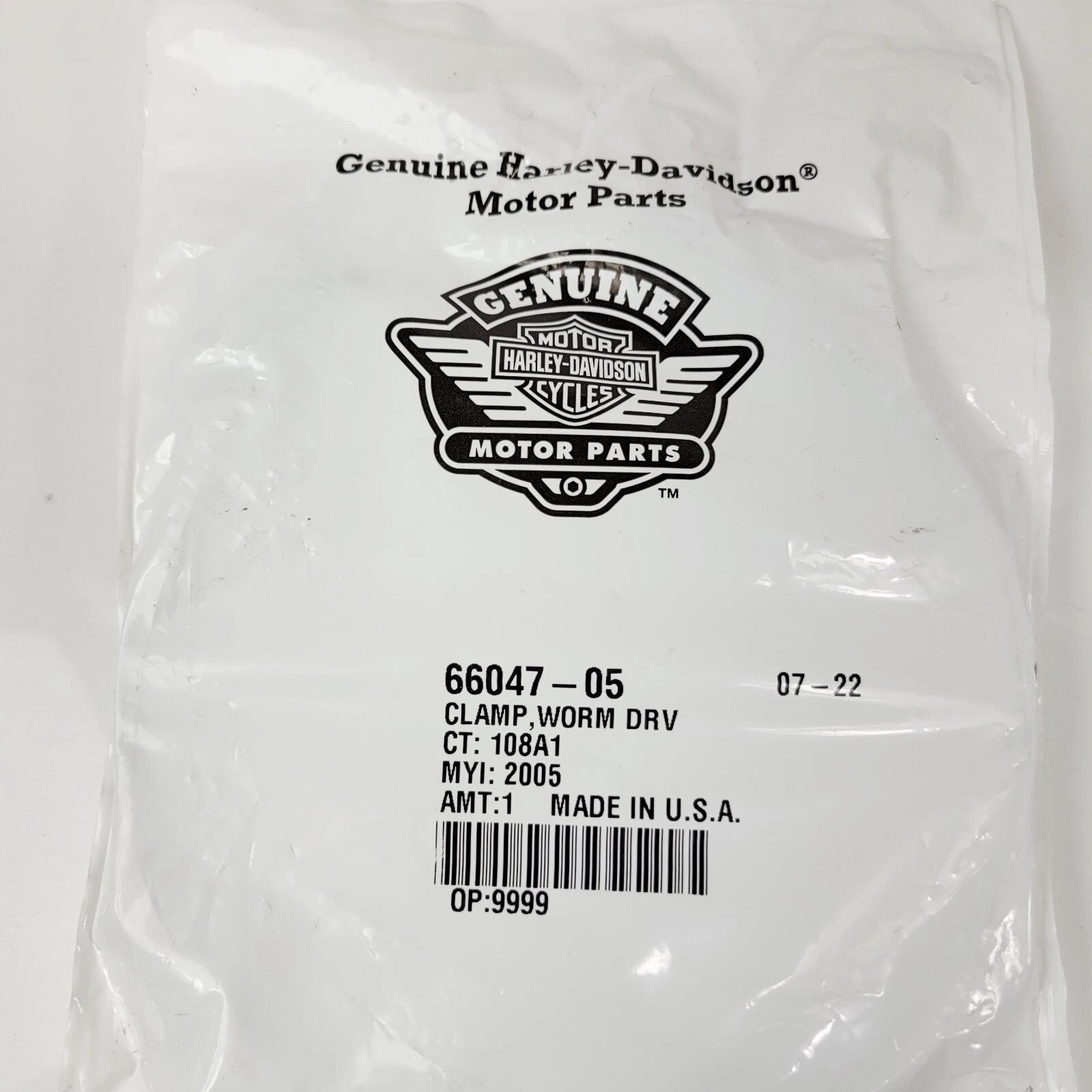 Clamp Worm Drive for Harley-Davidson Touring (2006–2023) 66047-05