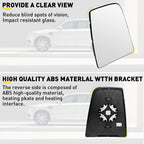 Mirror Glass Upper Right for Ford Transit 150 250 350 (2015-2022)
