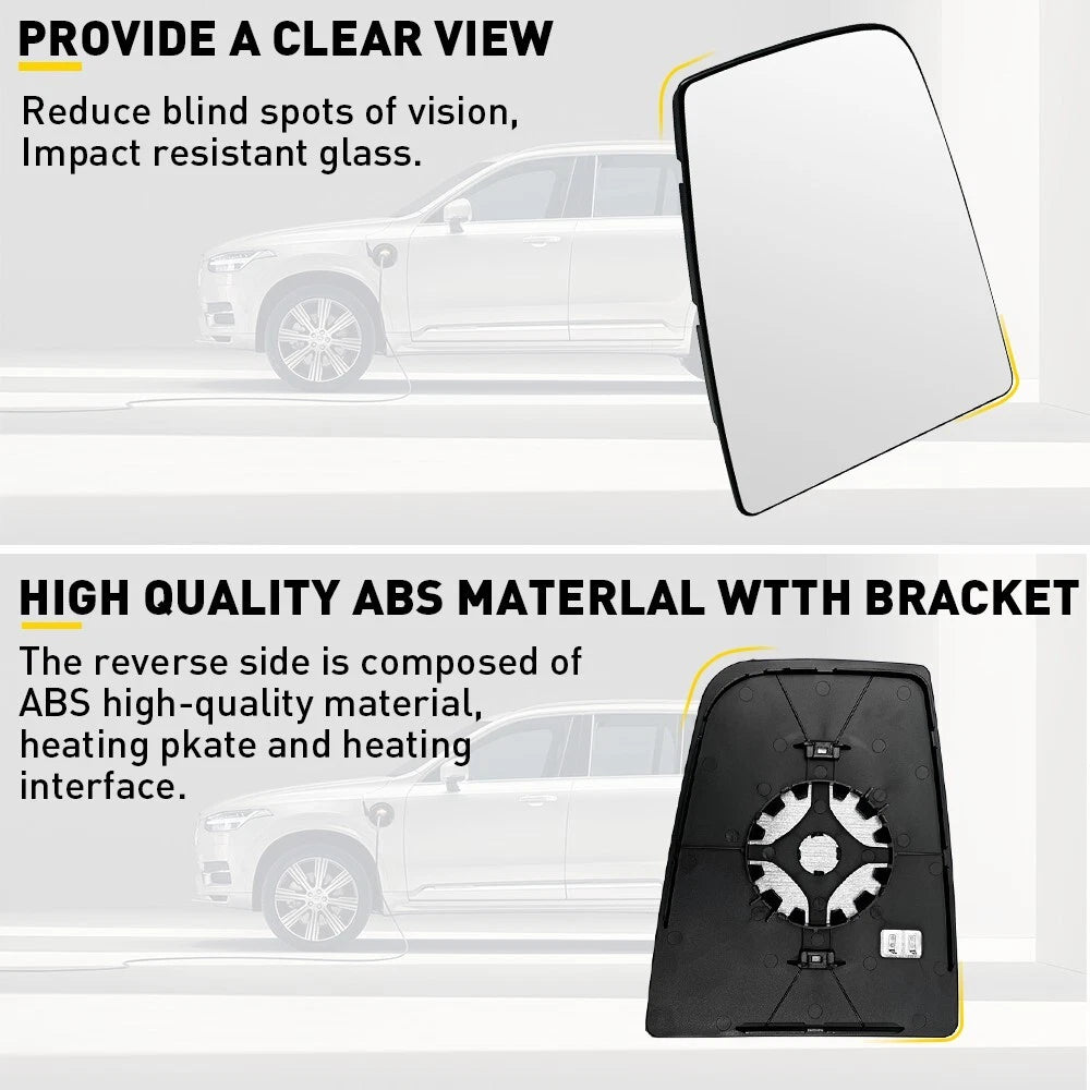 Mirror Glass Upper Right for Ford Transit 150 250 350 (2015-2022)