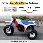 Handlebar & Grips w/ Bar End for Honda ATC200X ATC250R ATC350X (1983–1987)
