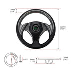 12.5" Carbon Fiber Steering Wheel for EZGO TXT RXV Yamaha Club Car