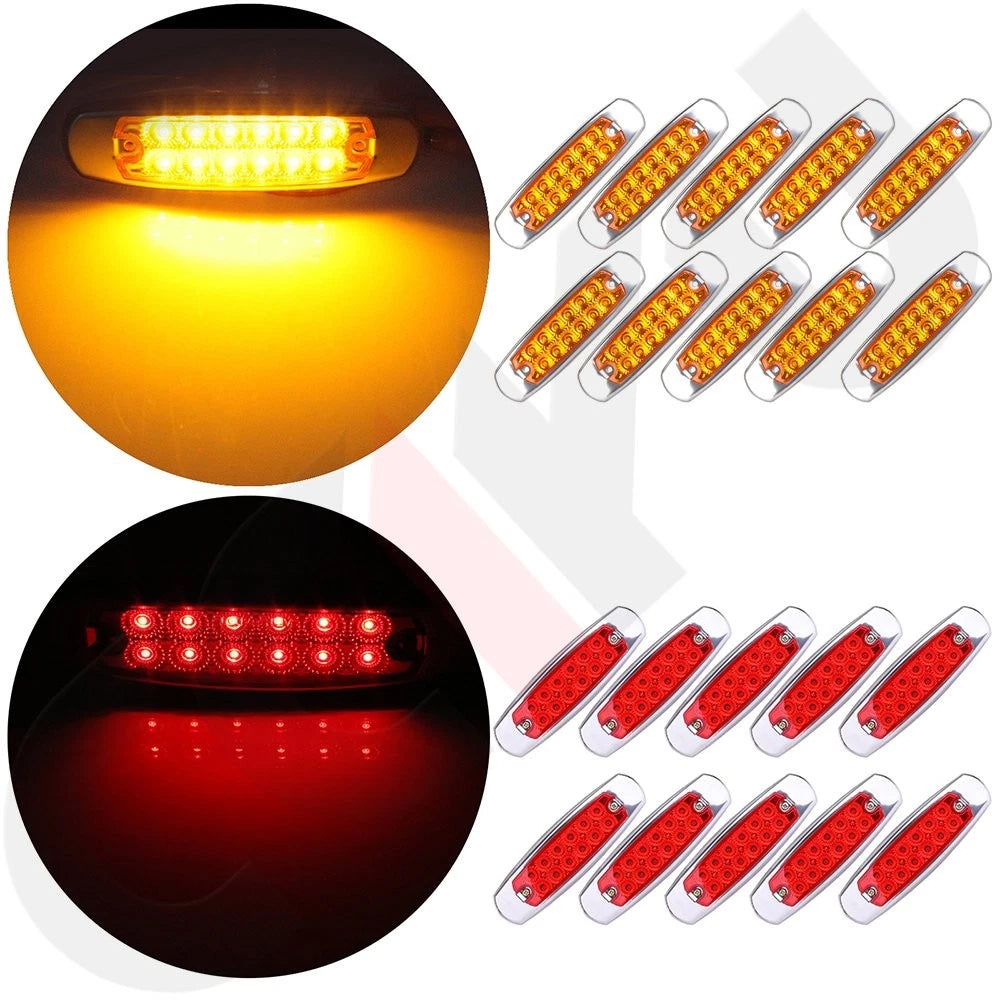 20x LED Side Marker Lamp for Freightliner Truck Trailer (12 LED)