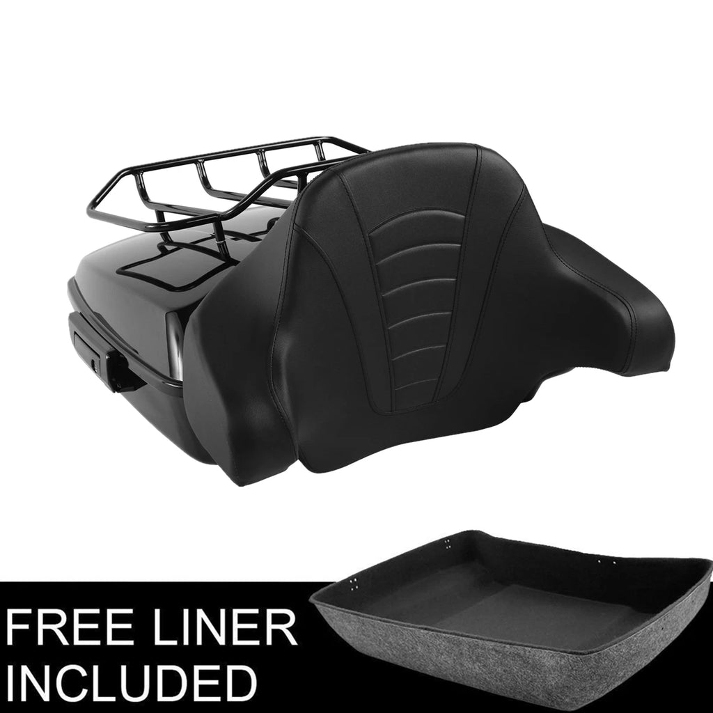 Chopped Trunk Backrest Pad for Harley Touring Electra Glide (2014–2026)
