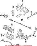 Exhaust Gas Recirculation Pressure Feedback Hose for Dodge (OEM)