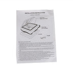 14" RV Trailer Roof Vent with 12V Fan and White Lid Interior Garnish