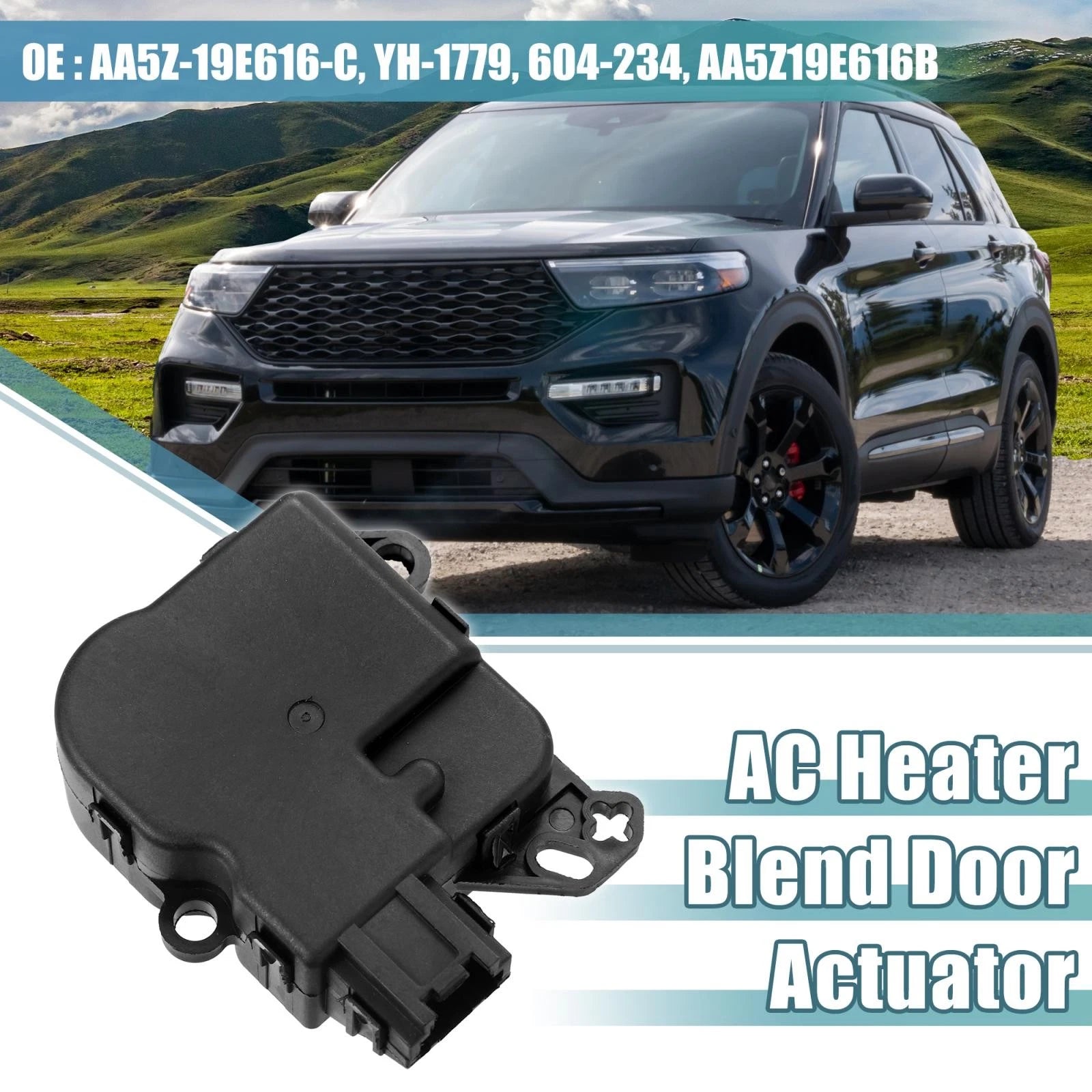 AC Heater Blend Door Actuator for Ford Explorer, Flex, Lincoln (2011–2019) AA5Z-19E616-C