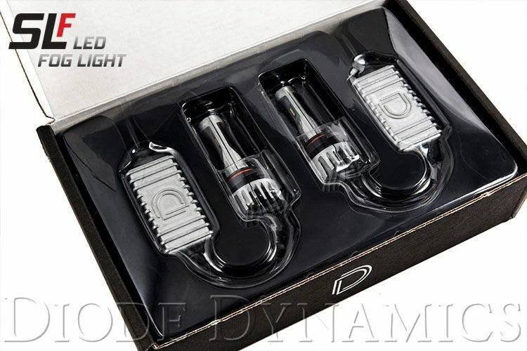 LED Fog Light Bulbs Cool White H11 SLF Pair Made in USA for Honda (1999–2005)