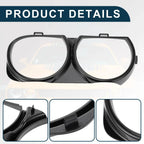 Front Headlight Trim Bezel for Dodge Challenger 2008-2014 (2 x)