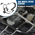 ABS Wheel Speed Sensor for Mitsubishi L200 (2012–2015) Front Left No.4670A595