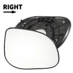 Right Side White Mirror Glass for Hyundai I10 (2011–2013)