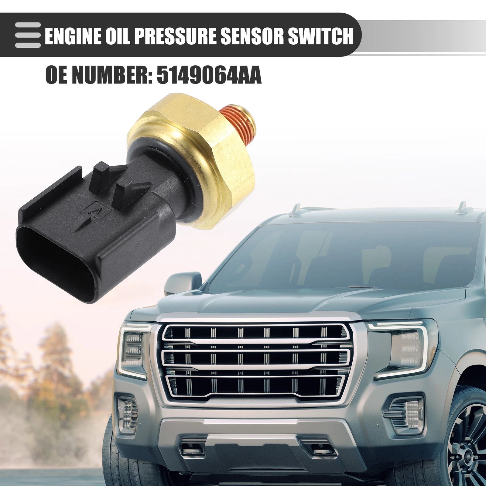 Engine Oil Pressure Sensor 5149064AA for Jeep Grand, Dodge Durango, Ram 