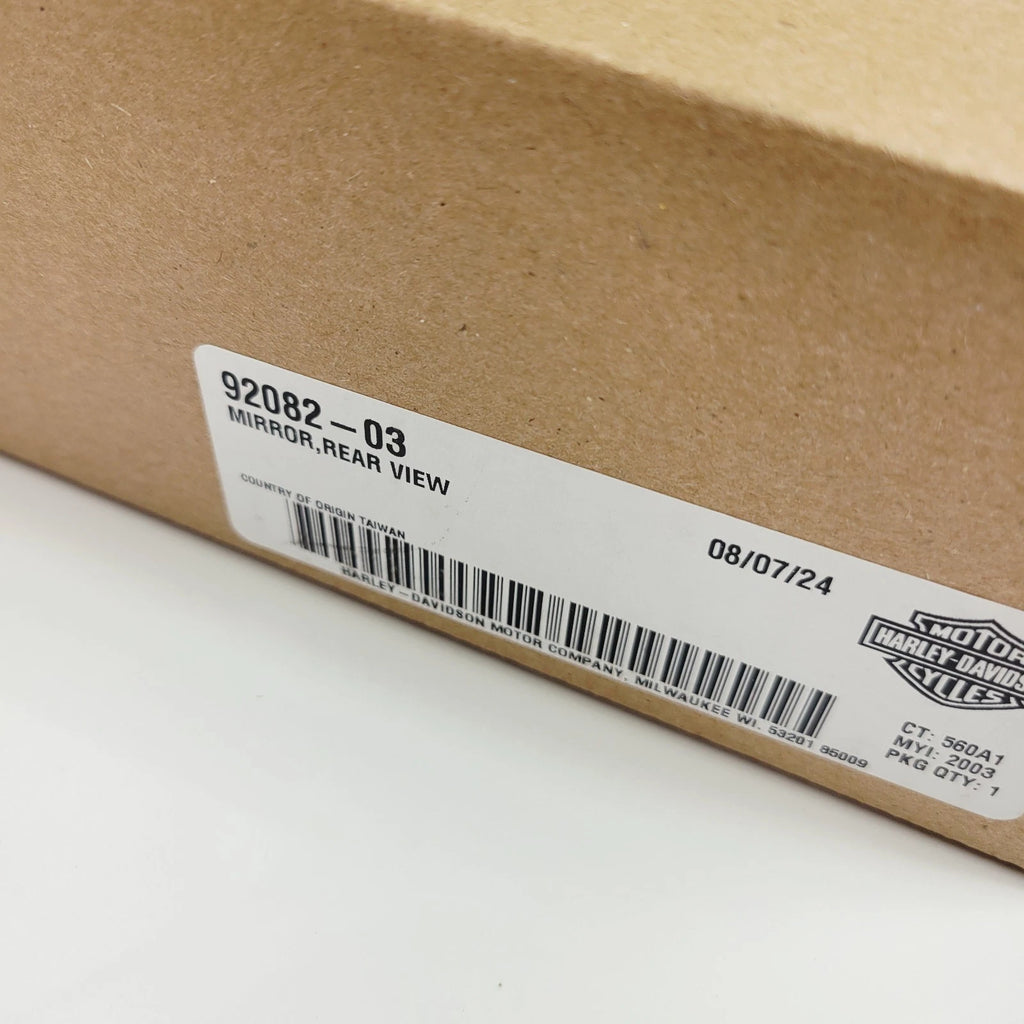 Left Rear View Mirror for Harley-Davidson (1982–2025) 92082-03 Black