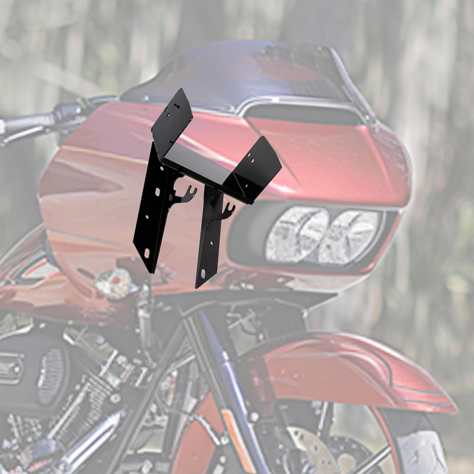 Front Fairing Radio Caddy Mount Bracket for Harley Road Glide FLTR FLTRX (1998–2013)