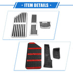3 Pcs Gas Accelerator Brake Foot Rest Pedal for Kia Carnival 