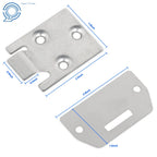 Set of 2 Seat Bottom Hinges for EZGO TXT/Medalist (1995–Present)