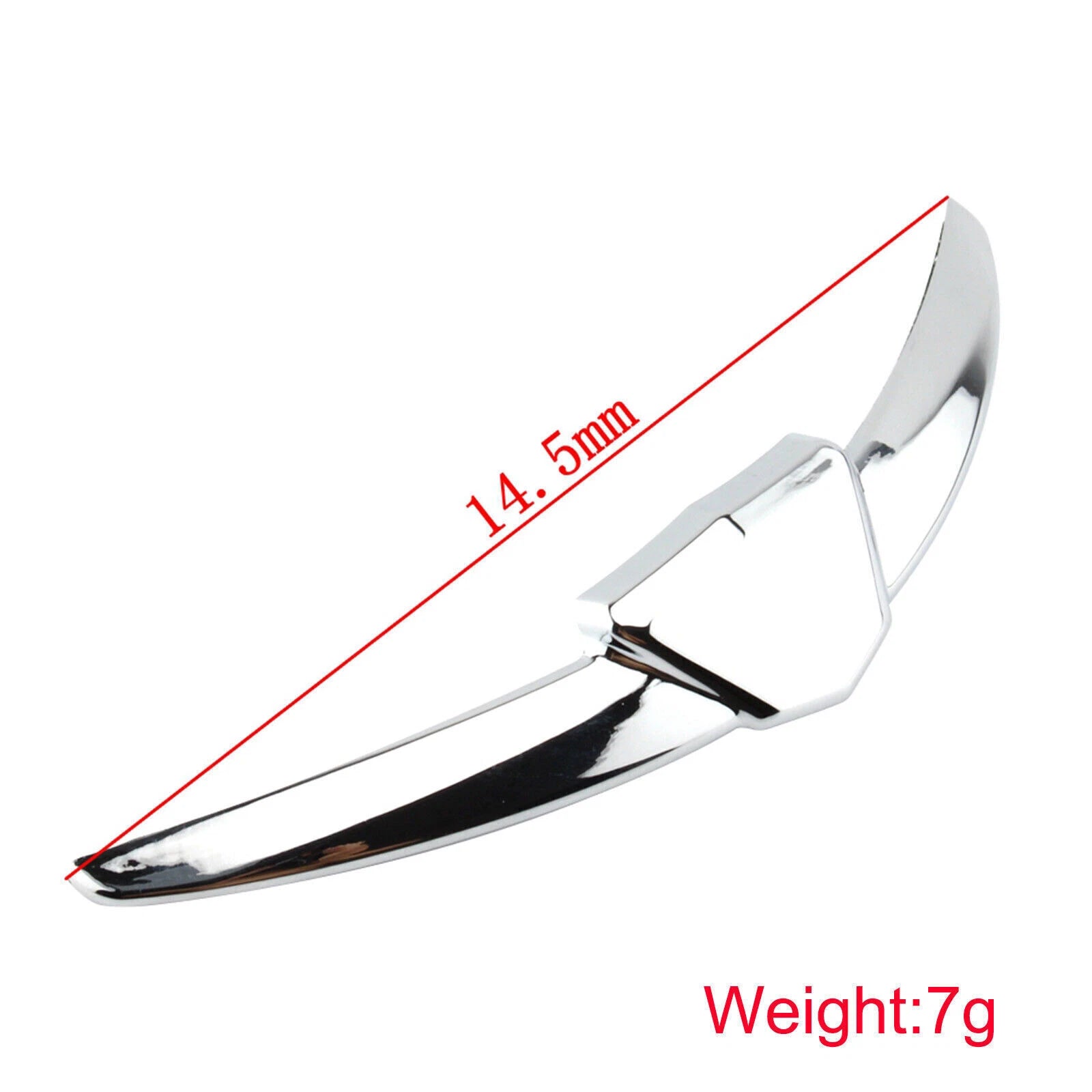 Chrome Front Fender Tip Trim for Honda GL1800 Goldwing (2018–2021) T9