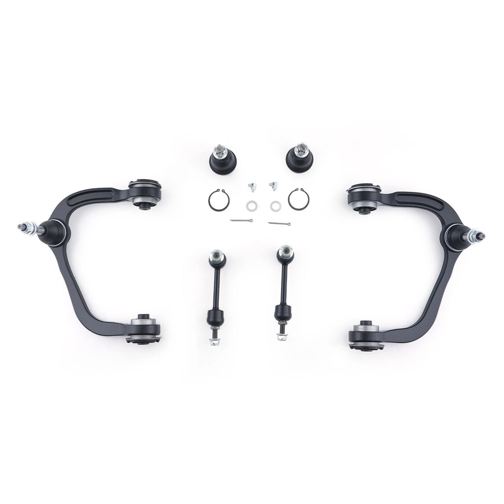 6PC Front Upper Control Arm Lower Ball Joint Sway Bar for Ford F150 (2004–2005) 4WD