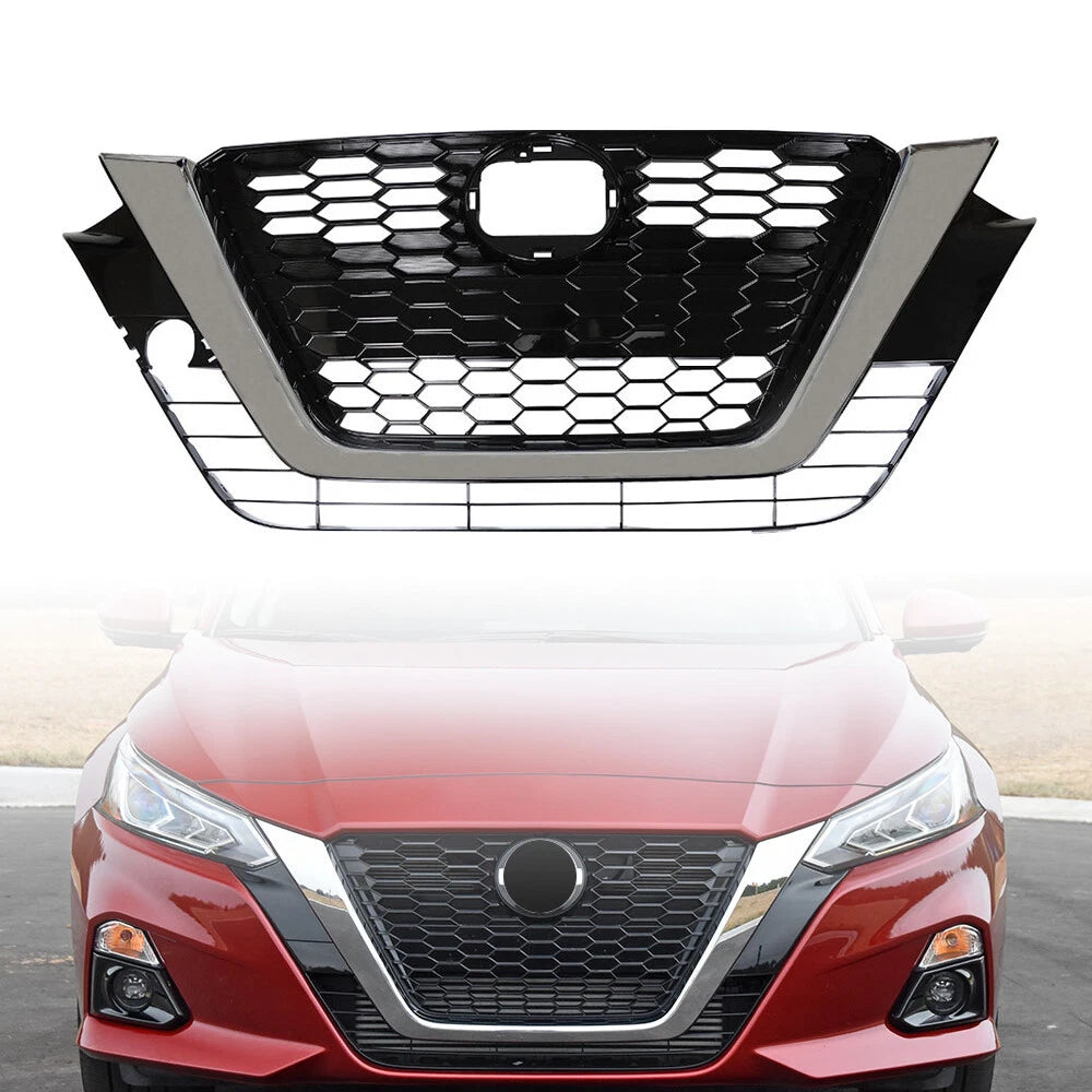 Front Bumper Grille Assembly for Nissan Altima (2019–2021) Black