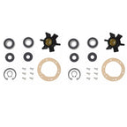 2X Raw Water Pump Repair Kit for Yanmar 3HM 3HMF 3GMF 128296-42070 124223-42092
