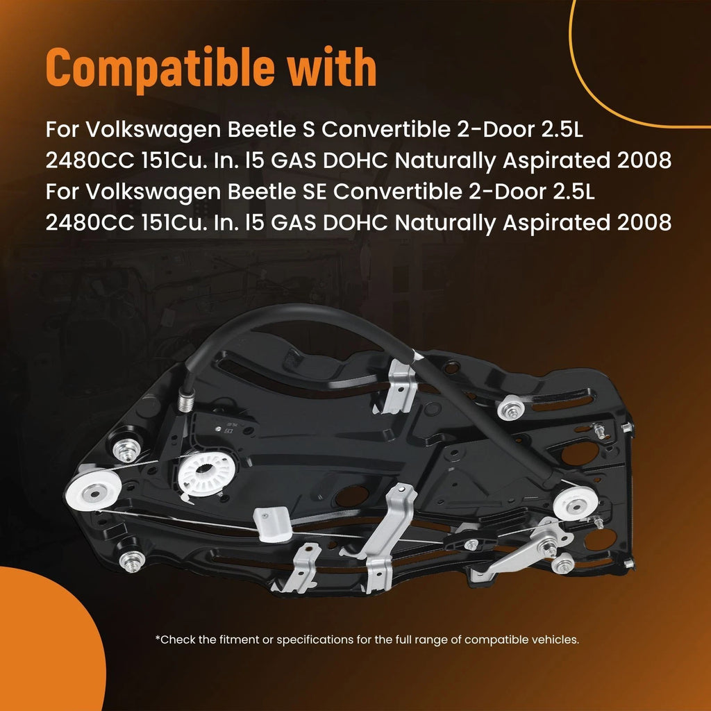 Power Window Regulator for VW Beetle (2009) Rear Left