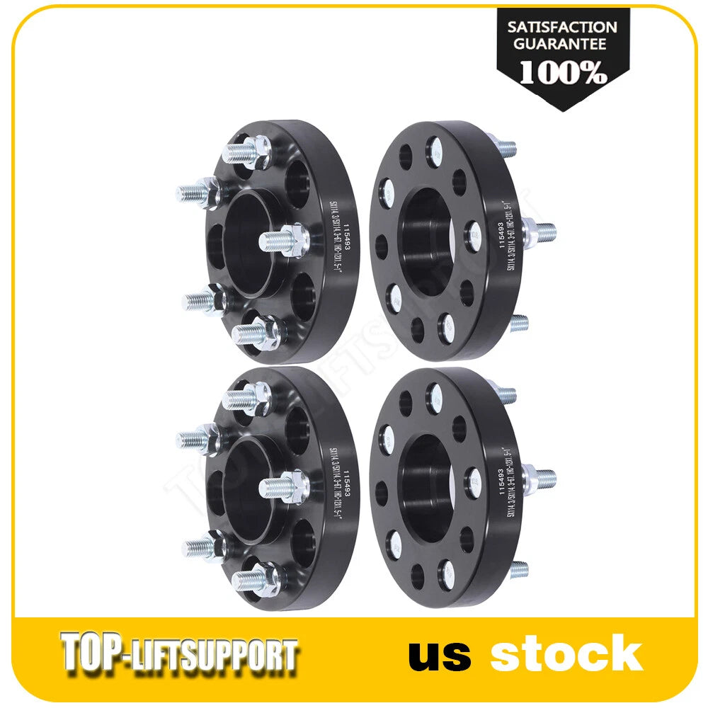 Set of 4 Hubcentric Wheel Spacers for Hyundai Genesis, Kia, Mazda