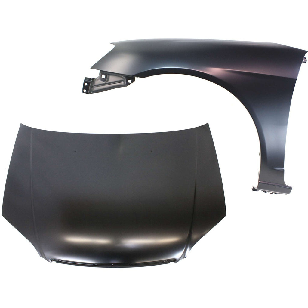 Hood and Fender Kit for Honda Civic (2001–2003) 4 Door Sedan