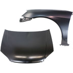 Hood and Fender Kit for Honda Civic (2001–2003) 4 Door Sedan