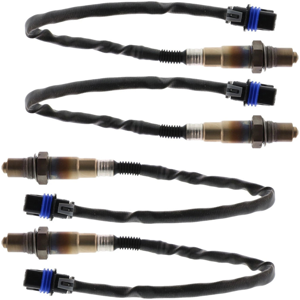 Set of 4 Bosch Premium Oxygen Sensors for Cadillac XTS, Chevy Impala, GMC Canyon (V6)