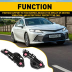 Set of 2 Front Bumper Retainers for 2018â2021 Toyota Camry
