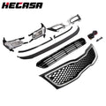 Set of 2 Chrome Front Bumper Upper Grille for Kia Optima (2014–2015)